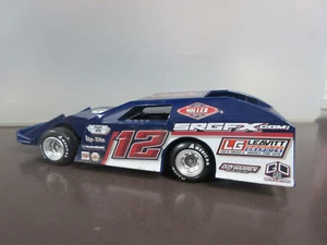 NEW Open Wheel Modified # 12 SRGFX.GO Pull-Back Racecar - Picture 1 of 4