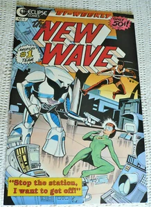 THE NEW WAVE #4 - ECLIPSE COMICS - Picture 1 of 3