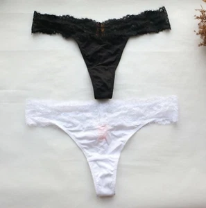 Sexy Damen-Tanga glatt & blumig Netz T-Back Unterwäsche hoch geschnitten G-String Höschen S - Bild 1 von 10