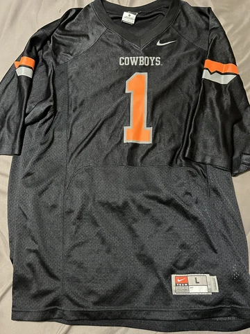 Nike Oklahoma State Cowboys Dez Bryant Football jersey #1 size Large Cover