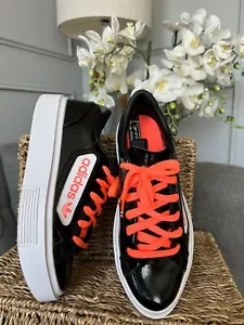 Adidas Originals Turnschuhe Größe 5,5 elegant Super W schwarz koralle Lackschuhe - Bild 1 von 11