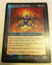 Foil Laquatus's Champion - Torment - Magic: The Gathering - Near Mint