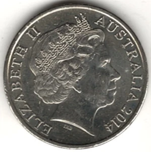 Australia 2014 20 centavos ~ sin circular ~ por favor vea el escaneo a103 - Imagen 1 de 4