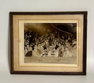 Vintage Baylor Bears 1952 Orange Bowl Banquet Framed Photo Cotton Davidson - Picture 1 of 4