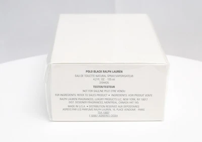 POLO BLACK by Ralph Lauren 4.2 oz edt Cologne for Men New in Box - Image 1 of 3