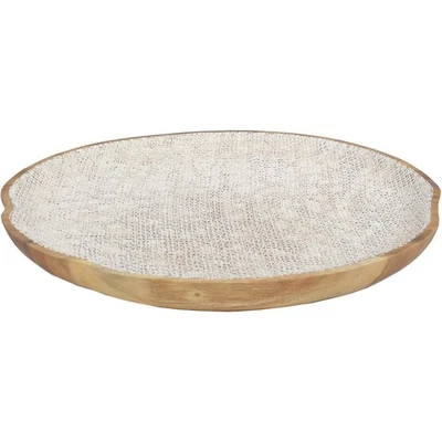 Atlas Lighting & Home AC11530-01 Paulson 18 X 18 inch White with Natural Plate - Image 1 of 4