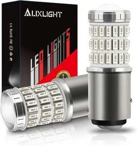 AUXLIGHT 2057 1157 2357 7528 2057A 1157A 2357A LED Bulbs Brilliant Red - Picture 1 of 7