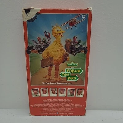 Sesame Street Presents Follow That Bird VHS Tested  - Image 1 of 4
