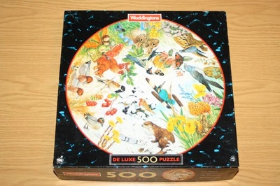 Vintage Waddingtons Jigsaw Puzzle - Four Seasons - 500 Pieces - Complete - 1990 - Image 1 of 4