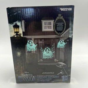 Disney Mansión Embrujada Halloween Constanza Escotilla Persiana Intermitentes Luces LED - Imagen 1 de 4