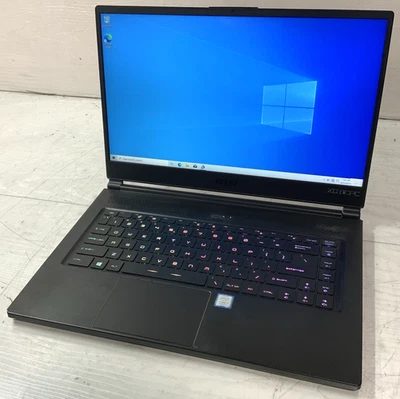 MSI GS65 Stealth Thin 8RF 15" Intel i7-8750H 2.2GHz 16GB RAM 512GB NVMe GTX 1070 - Image 1 of 4