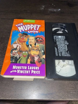 The Muppet Show - Monster Laughs With Vincent Price Vintage VHS Tape Kermit!! - Image 1 of 4