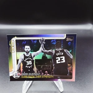2025-26 Topps Basketball Black Friday Exclusive Black Out 'Dub Nation' Warriors - Picture 1 of 2