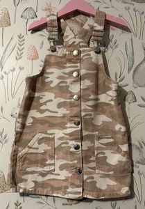 Niñas 4-5 años - Vestido de peto denim camuflado - Imagen 1 de 2