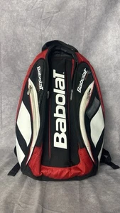 BABOLAT Team WHITE/RED/BLACK RACKET BAG Rucksack Top Zustand - Bild 1 von 10