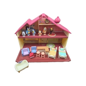 Juego Bluey Family Home House, llevar con figuras y accesorios - Imagen 1 de 11