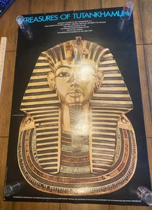 "Póster 1976 Treasures of Tutankhamen King Tut 1976 38"" X 25""" - Imagen 1 de 6