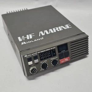Midland 78-100 VHF Marine Radio UNTESTED AS IS FOR PARTS OR REPAIR READ BELOW!!! - Picture 1 of 5