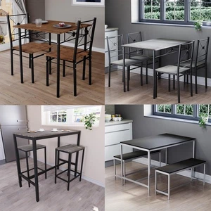Vida Designs Dining Table Chairs Bar Stool Bench Set Kitchen Dining Furniture - Picture 1 of 23
