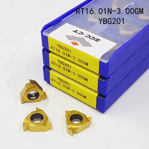 10 piezas RT16.01N-3.00GM YBG201 ZCC.CT Herramientas Hoja CNC Insertos de Carburo Original - Imagen 1 de 2