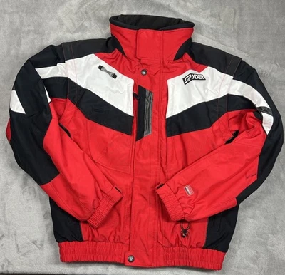 Spyder Ski Jacket Men M Red Black ProGear Thinsulate Dermizax Hood Vintage - Image 1 of 4