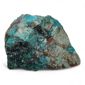 Crisocola Malaquita Natural Espécimen Áspero México 96,1 gramos. - Imagen 1 de 2
