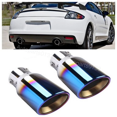 2 Car Rear Exhaust Tip Tail Pipe Stainless Muffler For Mitsubishi Eclipse Spyder — 第 1/4 张图片