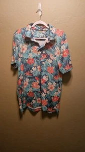 Chubbies Polo Shirt Mens Size L Multicolor Performance Tropical Short Sleeve - Picture 1 of 5