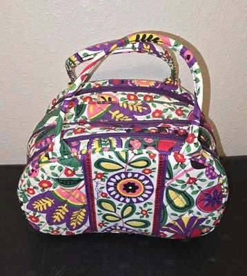 Vera Bradley Three To Get Ready Cosmético Maquillaje Joyería Bolsa de Viaje Viva La Vera Foto 1 de 4