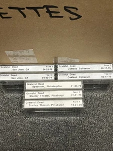 Grateful Dead Jerry Garcia Cassette Lot (7) TAPE LIVE 1979 - Picture 1 of 1