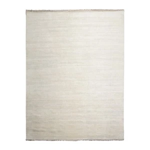 9'x12' Hand Knotted Wool & Silk Modern Oriental Area Rug Beige, Gray - Picture 1 of 6