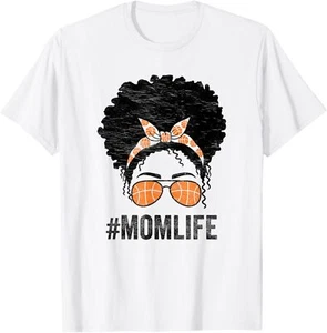 Basketball Mama Mom Life Mother's Day Women's T-Shirt Hoodie - Picture 1 of 12