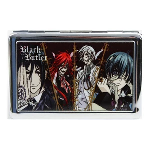 Black Butler Group Metal Business Card Holder Anime Manga NEW - Picture 1 of 1