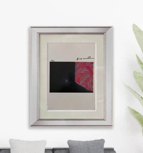 Andy Warhol Hand Signed Original Lithograph Print Certificate $3,500 Appraisal* - Picture 1 of 12