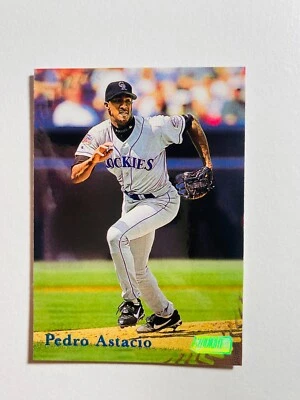 1998 TOPPS STADIUM #102 PEDRO ASTACIO NM-MT MLB BASEBALL CARD - Image 1 of 2