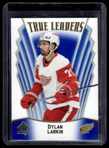 2021-22 SP Authentic True Leaders Blue Dylan Larkin #TL-16 Detroit Red Wings - Picture 1 of 2