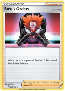 x1 Boss's Orders - 058/072 - Rare Pokemon Shining Fates M/NM - Picture 1 of 1