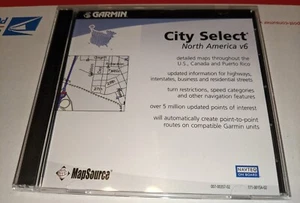 Garmin Update DVD City Select North America v6 StreetPilot c330 NEW - Picture 1 of 3