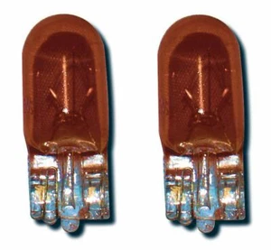 BOMBILLAS REPETIDORAS LATERALES ÁMBAR SIN TAPA (PAR) 12V 5W 501A - Imagen 1 de 1