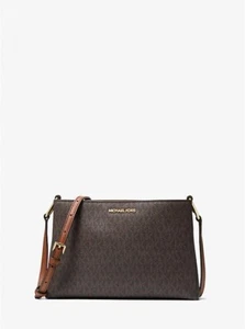 Borsa a tracolla Michael Kors Trisha triplo scomparto 35H1G9TC8L marrone. - Foto 1 di 3