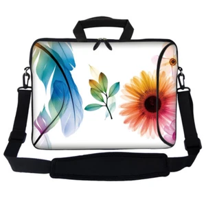 15"15.6" Laptop Computer Bag Case w Pocket & Handle Shoulder Strap 311 - Picture 1 of 3