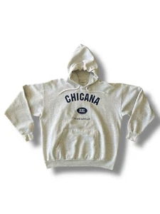 Vintage 90s Culture Wear Chicana Team Aztlan Hoodie Size XL - Bild 1 von 19