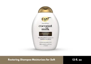 OGX Nourishing + Coconut Milk Moisturizing Shampoo Hydrating & Restoring Shampoo - Picture 1 of 4