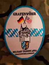 Grafenwöhr Training Area Oval  4"  embroidered patch