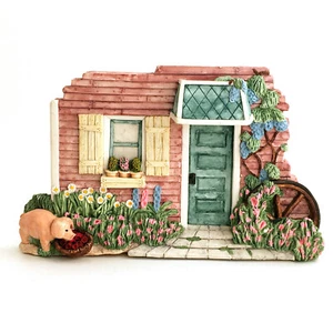 Wall Hanging Home Decor Diorama 3D 8 INCH 1994 Micheals Cottage Core Farm House - Picture 1 of 7