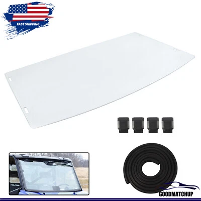 Front Full Windshield PC For 2013-2025 Polaris Ranger XP 570 900 XP 1000 /Crew - Imagem 1 de 4