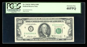 DBR 1969-A $100 FRN Richmond Fr. 2165-E PCGS XF-40 PPQ Serial E02933042A - Picture 1 of 2