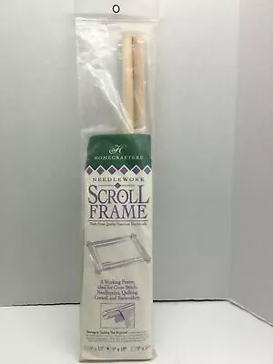 Homecrafters Hardwood Scroll Frame 9"x18” - Image 1 of 4