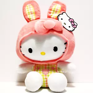 Sanrio Hello Kitty Easter Plush 11" Collectible Stuffed Doll Plushies Bunny Ears - Picture 1 of 7
