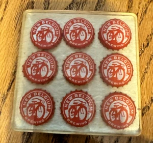 New Belgium Epoxy Bottle cap coasters - Picture 1 of 5